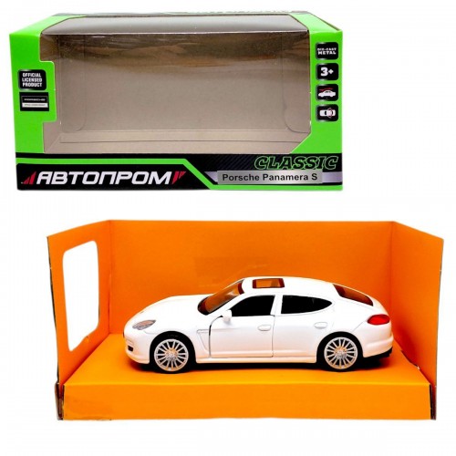 МАШИНА АВТОПРОМ (металева) Porsche Panamera S (БІЛА) (Автопром)