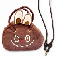 Сумка плюшевая детская (ЛАБУБУ) с ремешком