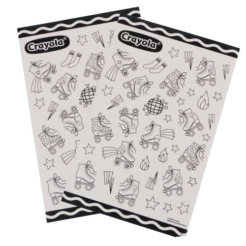 Розмальовки-наліпки Crayola “Ролер-Диско” з олівцями (Crayola)