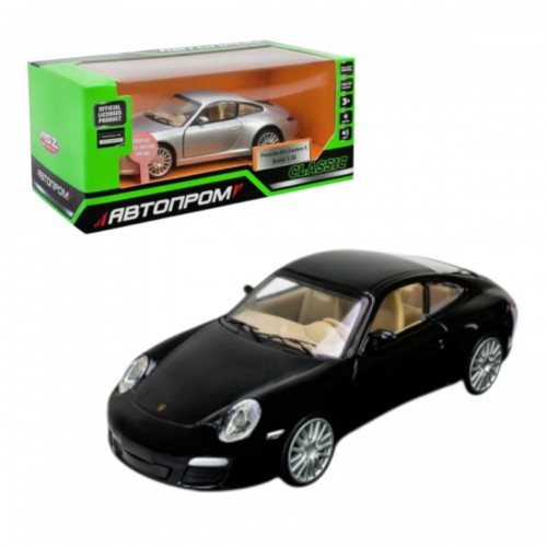 Машина мет. 1:32 Porsche 911 Carrera S, батар.,світло,звук,відкр.двері,кор. 18*9*8см (Автопром)