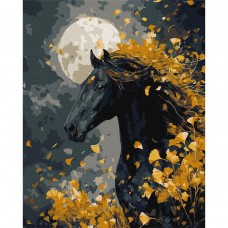 Картина по номерах з фарбами металік 