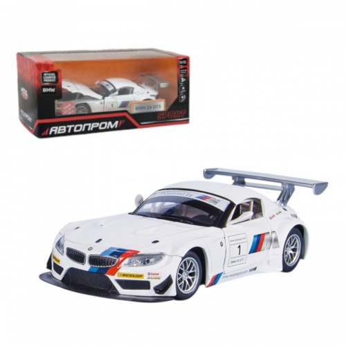 Машина мет. 1:32 BMW Z4 GT3, капот,батар.,світло,звук,відкр.двері,кор. 18*9*8см (Автопром)