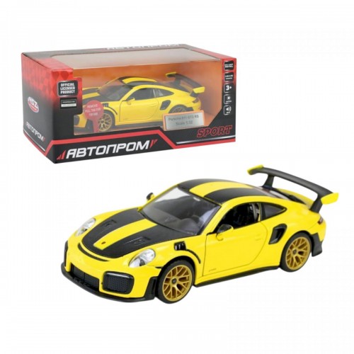 Машина мет. 1:32 Porsche 911 GT2 RS, батар.,світло,звук,відкр.двері,кор. 18*9*8см (Автопром)