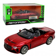 МАШИНА АВТОПРОМ (68741)1:32 Bentley Bacalar (РУБІНОВА)