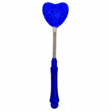 Цукрова паличка СЕРЦЕ, що світиться (СИНЯ)