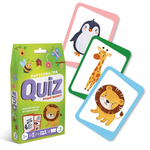 Карточная игра «Викторина: Угадай животное!» (Dodo)