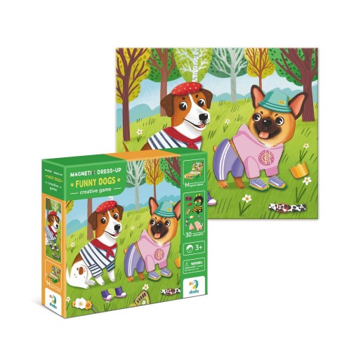Магнитная игра «Одевалка: Забавные псы» (Dodo)