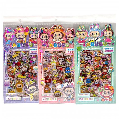 Наклейки декоративные "Лабубу" (Malevaro)