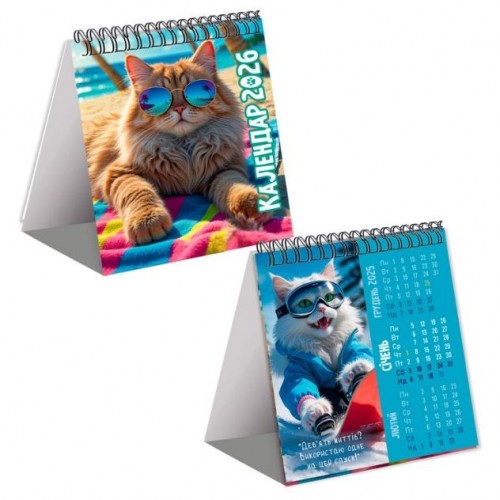 Календарь "Муркотик" 2026 (укр) (Vladi Toys)