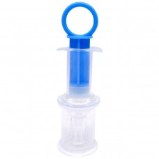Шприц-дозатор з мірним стаканчиком (БЛАКИТНИЙ)