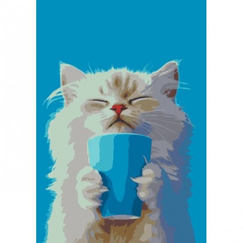 Картина по номерам "Кавуся" 40х28 см (Riviera Blanca)