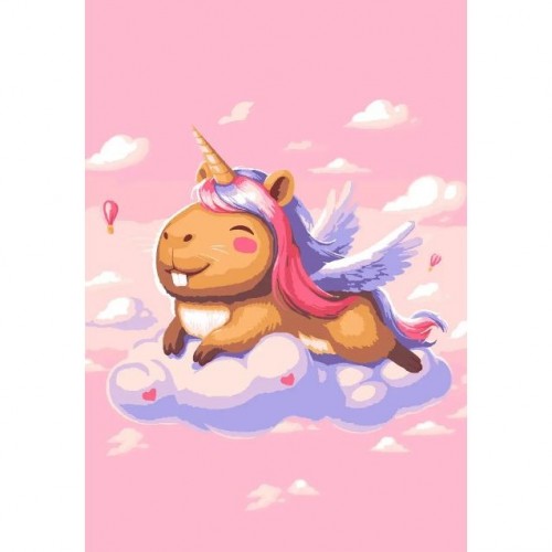 Картина по номерам "Капі" 40х28 см (Riviera Blanca)