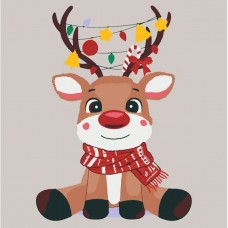 Картина по номерам со светодиодной подсветкой 