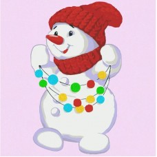 Картина по номерах зі світлодіодною підсвіткою 