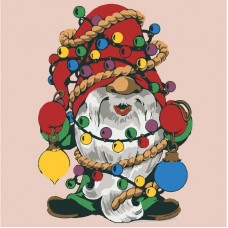 Картина по номерам со светодиодной подсветкой 