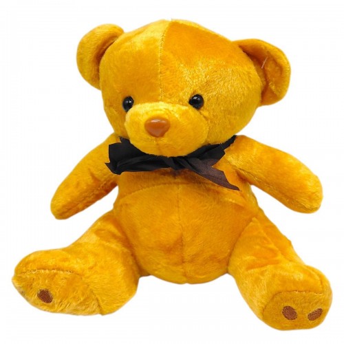 Мʼяка іграшка "Ведмедик з бантом" 17 см (РУДИЙ) (MiC)