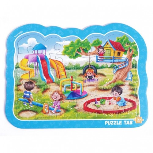 Игра развивающая (пазлы-вкладыши) "Детская площадка" (RoterKafer)
