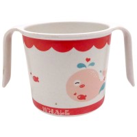 Чашка из бамбукового волокна, 200 мл (КРАСНАЯ)