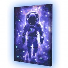 Картина по номерах зі світлодіодною підсвіткою 