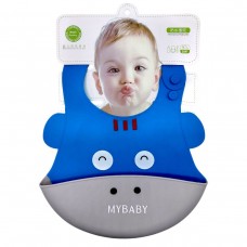 Слинявчик силіконовий (БЛАКИТНИЙ КОНИК)