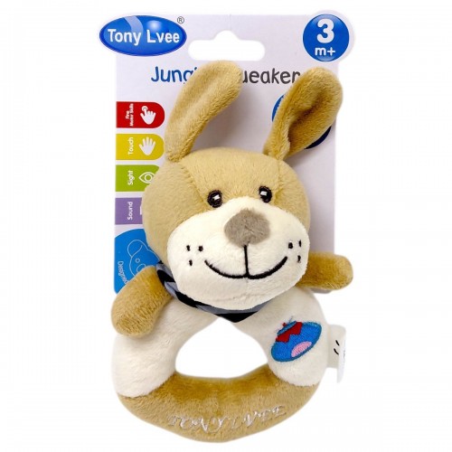 М`яка іграшка-брязкальце "TONY LVEE" (ПЕСИК) (Tony Lvee)