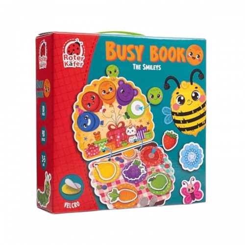 Игра развивающая с липучками. Бизи Бук. Смайлики. (RoterKafer)