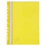 Скоросшиватель с перфорацией А4, желтый (Axent)