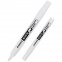 Маркер Permanent White 2545-A, 2 мм круглый белый, 2 мм (Axent)