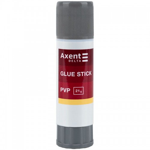 Клей-карандаш PVP, 21г Delta (Axent)