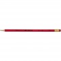 Карандаш графитный 1396, НВ, красный, ластик (KOH-I-NOOR)