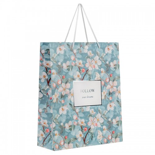 Пакет паперовий подарунковий, 26х32см, Gentle Blossom (Axent)