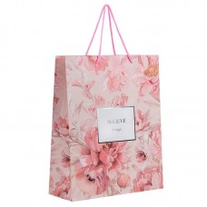 Пакет паперовий подарунковий, 26х32см, Peony Dreams