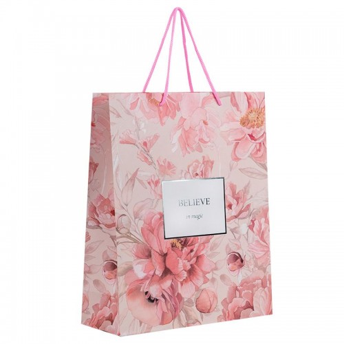 Пакет паперовий подарунковий, 26х32см, Peony Dreams (Axent)
