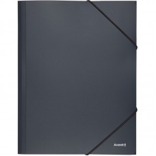 Папка на резинках, A4, серая