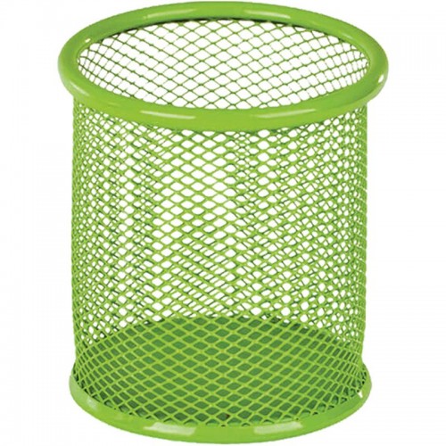Подставка для ручек круглая 80х80х100 мм, мет, салат (Kite)