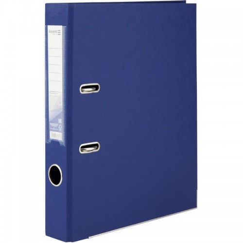 Регистратор двустор. PP 5 cм, собр, син (Axent)