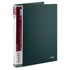 Папка на 2-х кольцах, 25 мм, зеленая