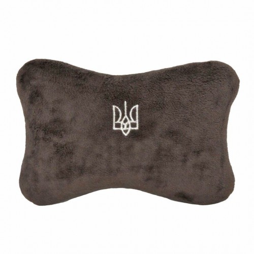 Подушка-підголовник "Тризуб, коричневий (TIGRES)