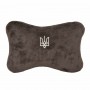 Подушка-підголовник "Тризуб, коричневий (TIGRES)