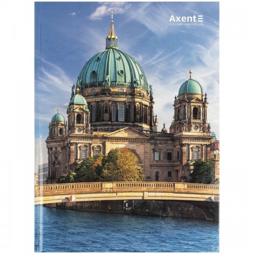 Книга записная A4- 203*273 мм, 96арк., кл., City, Berlin (Axent)
