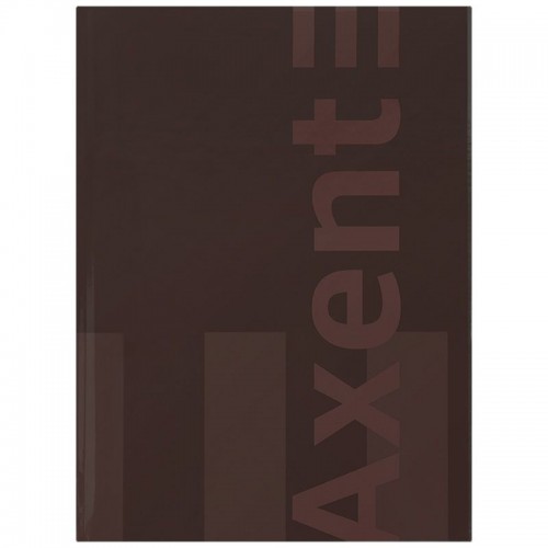 Книга записная A4- 203*273 мм, 96арк., кл., One color, бордовая (Axent)