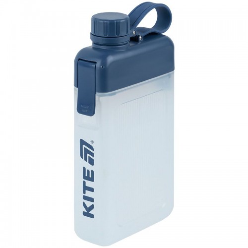 Пляшка для води, 450 мл, синя (Kite)