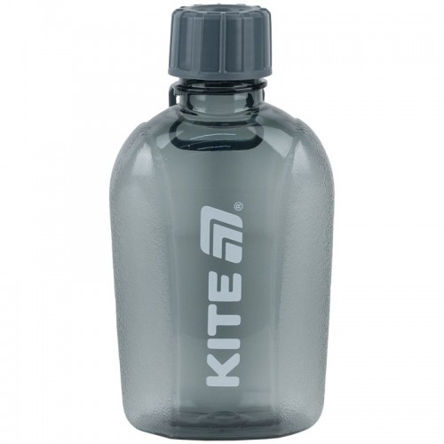 Бутылка для воды, 650 мл, серая (Kite)