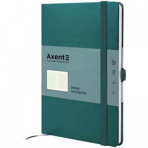 Книга записная Partner Prime, 145*210, 96 л., кл., лазурная (Axent)