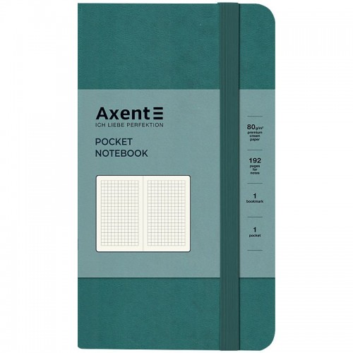 Книга записная Partner, 90*150, 96 л., кл., лазурная (Axent)