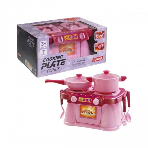 Набор "Cooking Plate with Dishes" розовая (Unika)