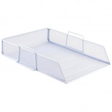 Лоток горизионтальный 80x280x340 мм метал, белый