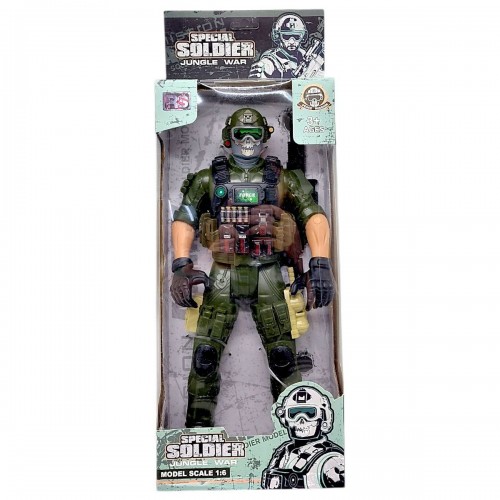 Ігрова фігурка "Солдат. JUNGLE WAR", 28 см, ЗЕЛЕНИЙ (ВИД 3) (RS)