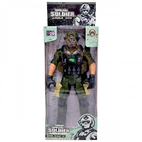 Ігрова фігурка "Солдат. JUNGLE WAR", 28 см, ЗЕЛЕНИЙ (ВИД 4) (RS)