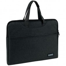 Текстильная сумка для документов, A4, 1 отделение, тёмно-серая